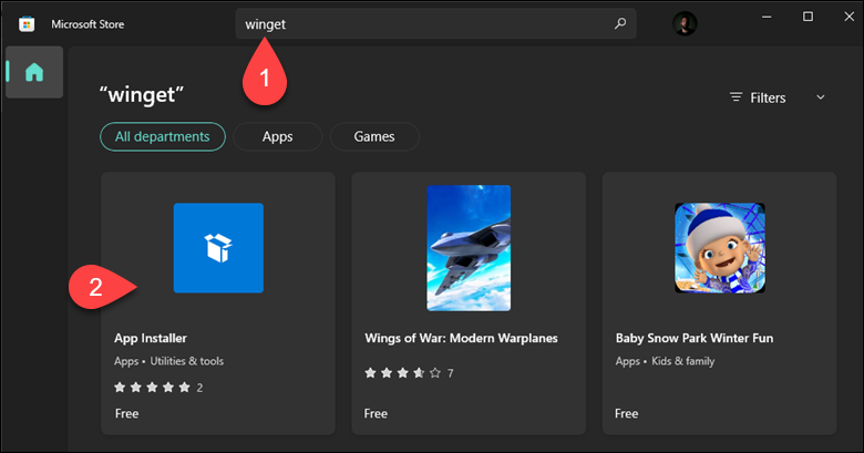 search-for-winget-in-microsoft-store